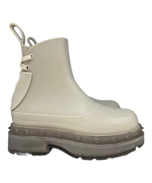UNDERCOVER（アンダーカバー）UNDERCOVER (アンダーカバー) melissa (メリッサ) SPIKE BOOT ベージュ サイズ:23の古着・服飾アイテム