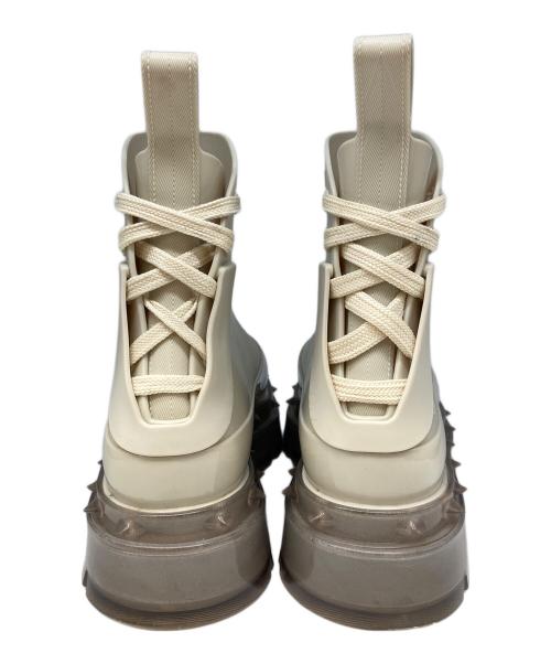 UNDERCOVER（アンダーカバー）UNDERCOVER (アンダーカバー) melissa (メリッサ) SPIKE BOOT ベージュ サイズ:23の古着・服飾アイテム