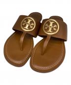 TORY BURCHトリーバーチ）の古着「BENTON BAND FLAT SANDAL」｜ブラウン