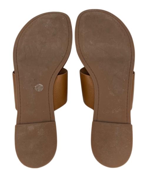 TORY BURCH（トリーバーチ）TORY BURCH (トリーバーチ) BENTON BAND FLAT SANDAL ブラウン サイズ:25の古着・服飾アイテム