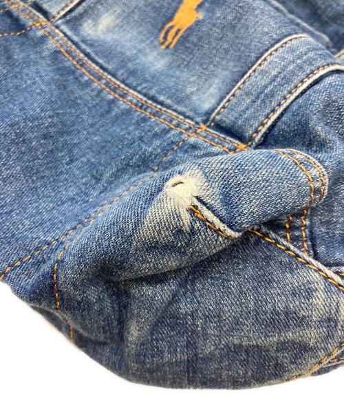 POLO RALPH LAUREN（ポロ・ラルフローレン）POLO RALPH LAUREN (ポロ・ラルフローレン) デニムトートバッグ インディゴの古着・服飾アイテム