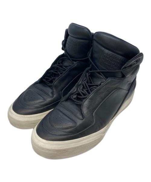 Maison Margiela（メゾンマルジェラ）Maison Margiela (メゾンマルジェラ) Hi Top Sneakers ブラック サイズ:43の古着・服飾アイテム