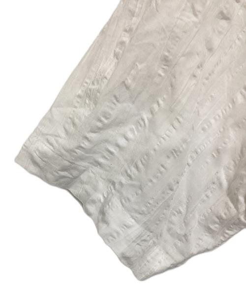 ISSEY MIYAKE MEN（イッセイミヤケメン）ISSEY MIYAKE MEN (イッセイミヤケメン) シワ加工シャツ ホワイト サイズ:2の古着・服飾アイテム