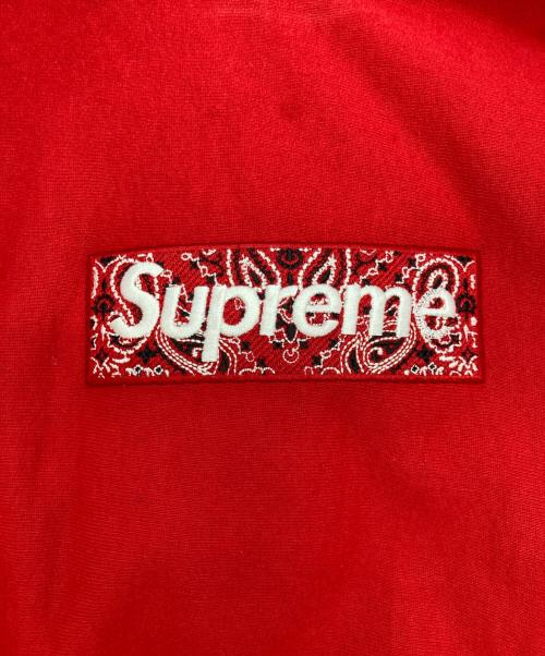 SUPREME（シュプリーム）Supreme (シュプリーム) Bandana Box Logo Hooded Sweatshirt レッド サイズ:Sの古着・服飾アイテム