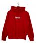 Supreme（シュプリーム）の古着「Bandana Box Logo Hooded Sweatshirt」｜レッド