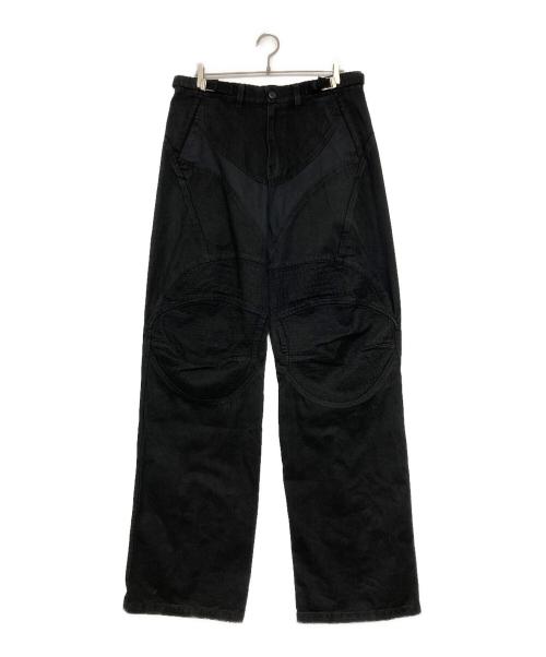 PROJECT G/R（プロジェクト ジーアール）PROJECT G/R (プロジェクト ジーアール) バイカーパンツ ブラック サイズ:3の古着・服飾アイテム