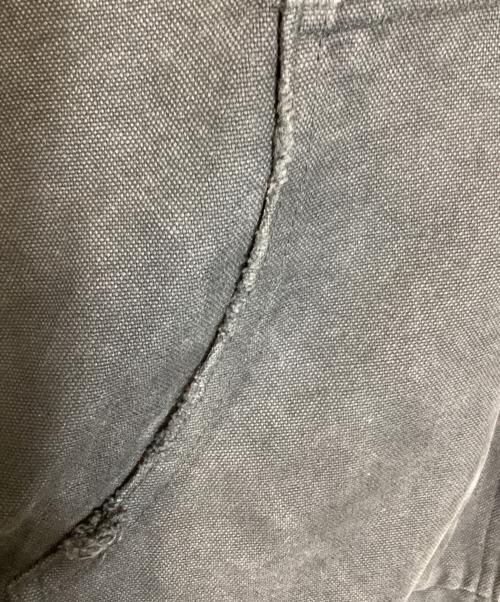 Needles（ニードルズ）Needles (ニードルズ) Zipped Work Hoody ブラック×パープル サイズ:Mの古着・服飾アイテム