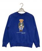 POLO RALPH LAURENポロ・ラルフローレン）の古着「ポロベアスウェット」｜ブルー