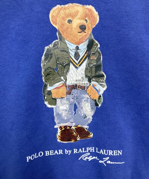 POLO RALPH LAUREN（ポロ・ラルフローレン）POLO RALPH LAUREN (ポロ・ラルフローレン) ポロベアスウェット ブルー サイズ:Ｌの古着・服飾アイテム