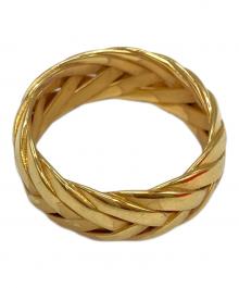 LOEWE（ロエベ）の古着「ブレイデッド リング」｜ゴールド