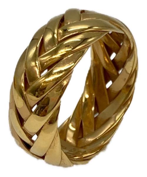 LOEWE（ロエベ）LOEWE (ロエベ) ブレイデッド リング ゴールド サイズ:１３号の古着・服飾アイテム