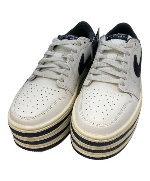 NIKE（ナイキ）NIKE (ナイキ) 厚底ローカットスニーカー ホワイト×アイボリー サイズ:24.5の古着・服飾アイテム