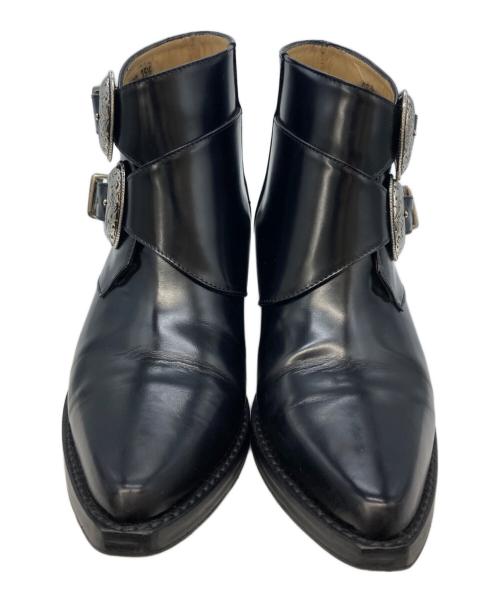 TOGA PULLA（トーガ プルラ）TOGA PULLA (トーガ プルラ) コンチョショートブーツ ブラック サイズ:35(1/2)の古着・服飾アイテム