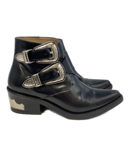 TOGA PULLA（トーガ プルラ）TOGA PULLA (トーガ プルラ) コンチョショートブーツ ブラック サイズ:35(1/2)の古着・服飾アイテム