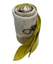 HERMES（エルメス）の古着「シルクスカーフ」｜イエロー×ベージュ