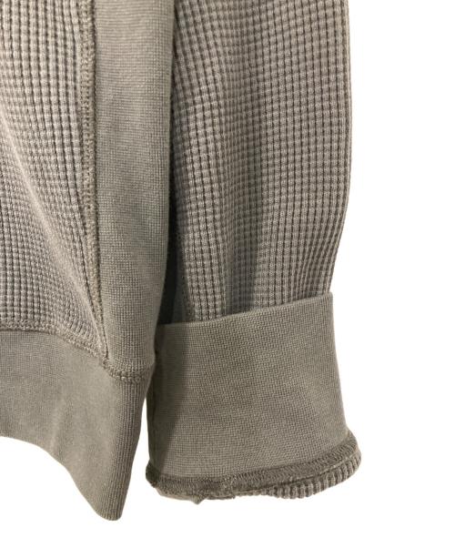 STONE ISLAND（ストーンアイランド）STONE ISLAND (ストーンアイランド) ORGANIC COTTON WAFFLE FLEECE グレー サイズ:Mの古着・服飾アイテム