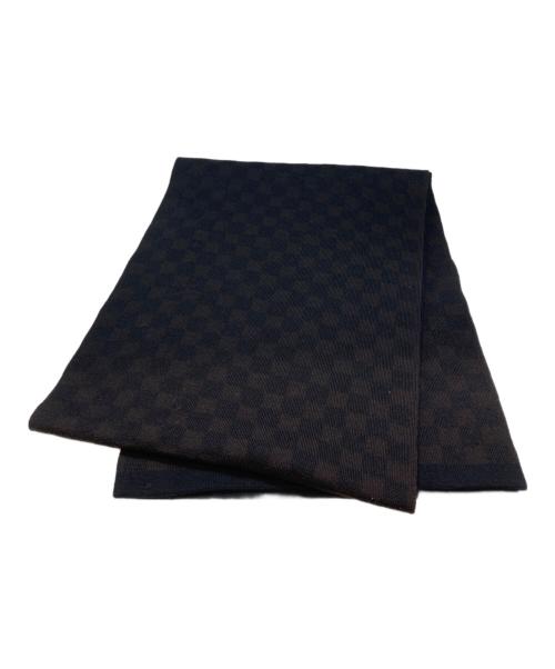 LOUIS VUITTON（ルイ ヴィトン）LOUIS VUITTON (ルイ ヴィトン) ダミエ グラフィット エシャルプ プティ マフラー ブラウンの古着・服飾アイテム