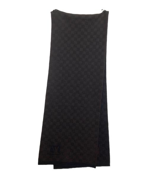 LOUIS VUITTON（ルイ ヴィトン）LOUIS VUITTON (ルイ ヴィトン) ダミエ グラフィット エシャルプ プティ マフラー ブラウンの古着・服飾アイテム