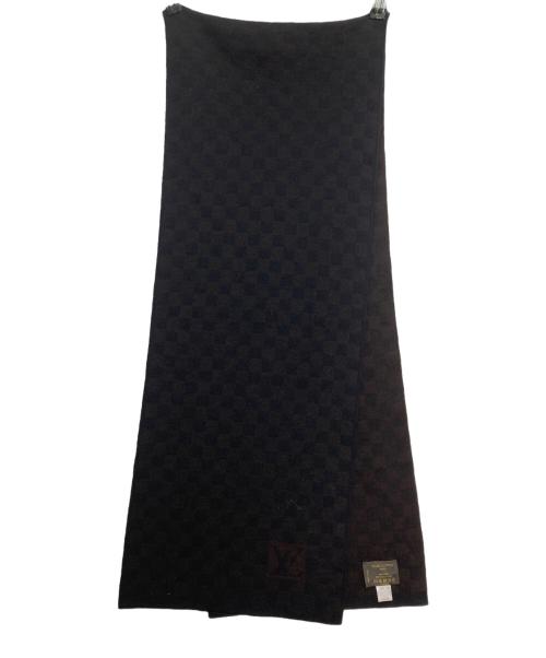 LOUIS VUITTON（ルイ ヴィトン）LOUIS VUITTON (ルイ ヴィトン) ダミエ グラフィット エシャルプ プティ マフラー ブラウンの古着・服飾アイテム