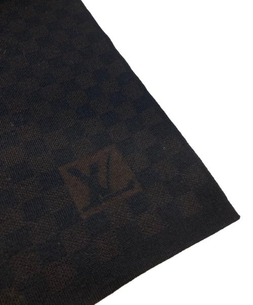 LOUIS VUITTON（ルイ ヴィトン）LOUIS VUITTON (ルイ ヴィトン) ダミエ グラフィット エシャルプ プティ マフラー ブラウンの古着・服飾アイテム