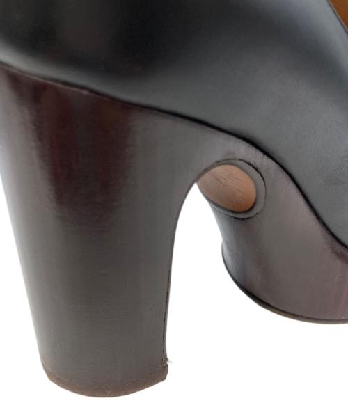 Chloe（クロエ）Chloe (クロエ) IRENN ヒールローファー ブラック サイズ:35の古着・服飾アイテム