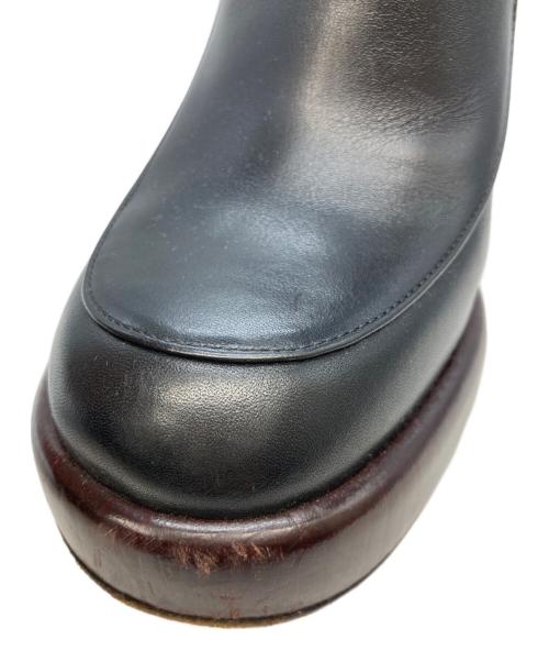 Chloe（クロエ）Chloe (クロエ) IRENN ヒールローファー ブラック サイズ:35の古着・服飾アイテム