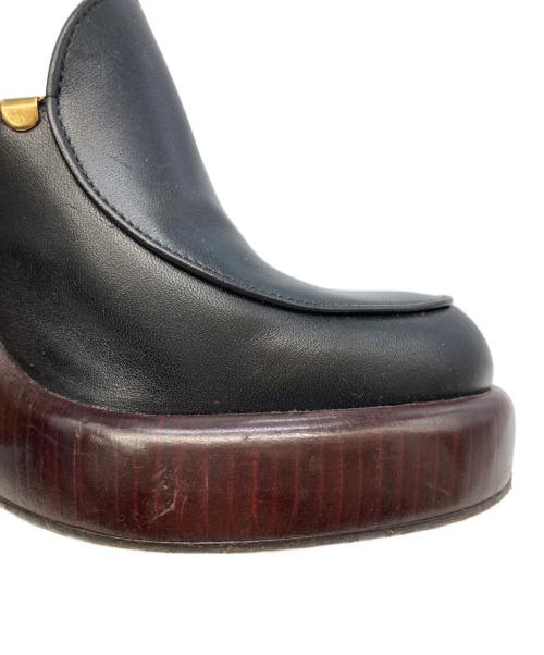 Chloe（クロエ）Chloe (クロエ) IRENN ヒールローファー ブラック サイズ:35の古着・服飾アイテム