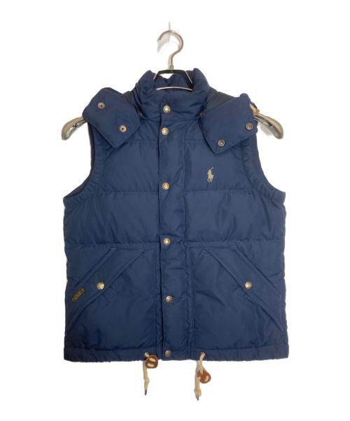 POLO RALPH LAUREN（ポロ・ラルフローレン）POLO RALPH LAUREN (ポロ・ラルフローレン) ダウンベスト ネイビー サイズ:Sの古着・服飾アイテム