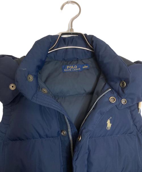 POLO RALPH LAUREN（ポロ・ラルフローレン）POLO RALPH LAUREN (ポロ・ラルフローレン) ダウンベスト ネイビー サイズ:Sの古着・服飾アイテム