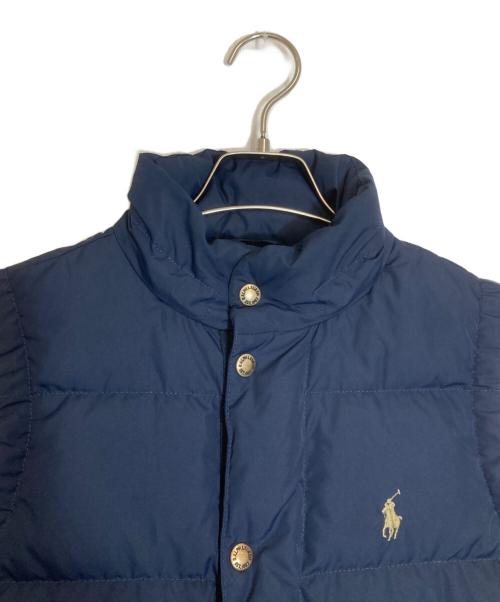 POLO RALPH LAUREN（ポロ・ラルフローレン）POLO RALPH LAUREN (ポロ・ラルフローレン) ダウンベスト ネイビー サイズ:Sの古着・服飾アイテム