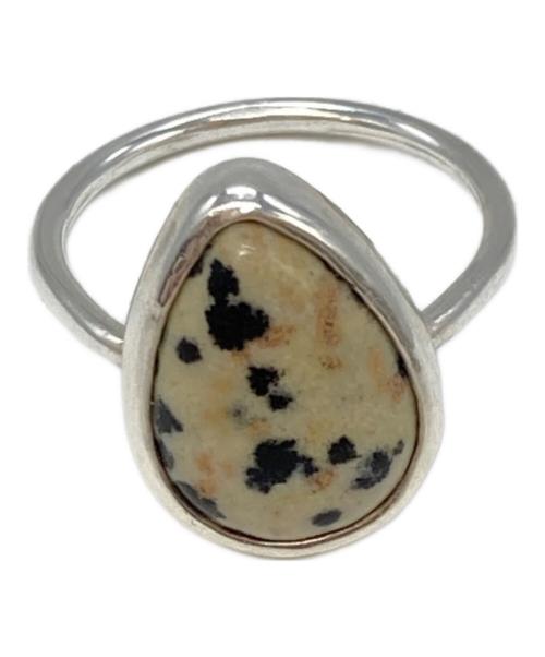 hideka kanamaru（ヒデカカナマル）hideka kanamaru (ヒデカカナマル) ダルメシアンジャスパーリング シルバー サイズ:１１号の古着・服飾アイテム