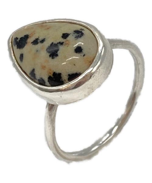 hideka kanamaru（ヒデカカナマル）hideka kanamaru (ヒデカカナマル) ダルメシアンジャスパーリング シルバー サイズ:１１号の古着・服飾アイテム