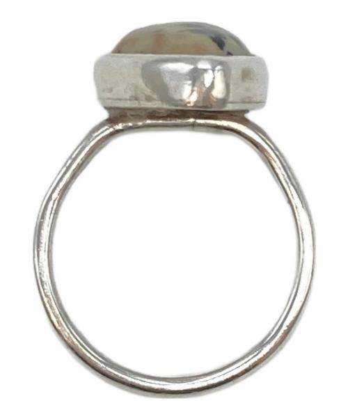 hideka kanamaru（ヒデカカナマル）hideka kanamaru (ヒデカカナマル) ダルメシアンジャスパーリング シルバー サイズ:１１号の古着・服飾アイテム