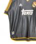 中古・古着 adidas (アディダス) レアル・マドリード 99/00 アウェイユニフォーム ブラック サイズ:2XL：6000円