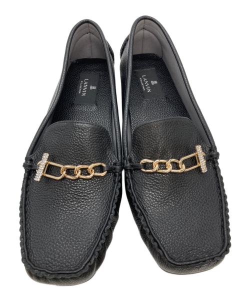 LANVIN COLLECTION（ランバンコレクション）LANVIN COLLECTION (ランバンコレクション) ドライビングシューズ ブラック サイズ:24.5の古着・服飾アイテム