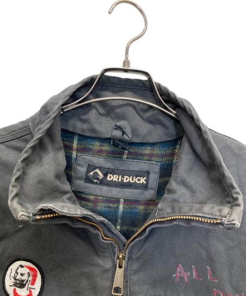 DRI・DUCK（ドリ・ダック）DRI・DUCK (ドリ・ダック) 裏地ブランケットダックワークジャケット グレー サイズ:Ｌの古着・服飾アイテム