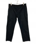 DIOR HOMMEディオール オム）の古着「ノータックライトコットンワークパンツ」｜ブラック
