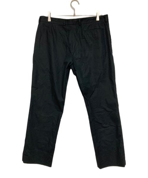 DIOR HOMME（ディオール オム）DIOR HOMME (ディオール オム) ノータックライトコットンワークパンツ ブラック サイズ:52の古着・服飾アイテム