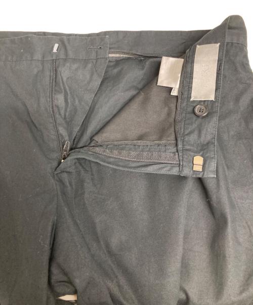 DIOR HOMME（ディオール オム）DIOR HOMME (ディオール オム) ノータックライトコットンワークパンツ ブラック サイズ:52の古着・服飾アイテム