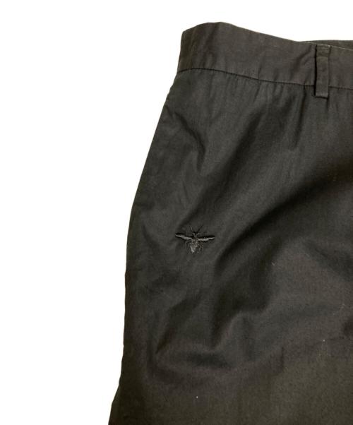 DIOR HOMME（ディオール オム）DIOR HOMME (ディオール オム) ノータックライトコットンワークパンツ ブラック サイズ:52の古着・服飾アイテム