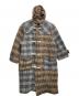 CHAH CHAH（チャーチャー）の古着「CC CRAZY BIG DUFFLE COAT」｜グレー×ベージュ