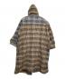 CHAH CHAH (チャーチャー) CC CRAZY BIG DUFFLE COAT グレー×ベージュ サイズ:L：10000円