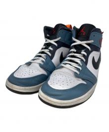 NIKE×FACETASM（ナイキ×ファセッタズム）の古着「AIR JORDAN 1 MID SE FEARLESS APLA」｜ホワイト×ブルー