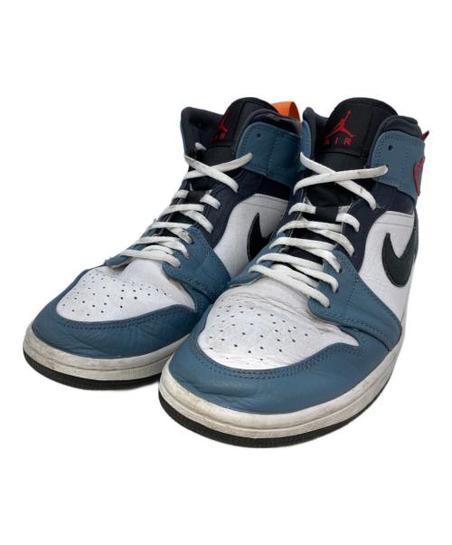 NIKE（ナイキ）NIKE (ナイキ) FACETASM (ファセッタズム) AIR JORDAN 1 MID SE FEARLESS APLA ホワイト×ブルー サイズ:27の古着・服飾アイテム