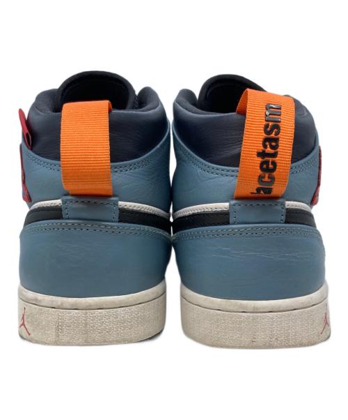 NIKE（ナイキ）NIKE (ナイキ) FACETASM (ファセッタズム) AIR JORDAN 1 MID SE FEARLESS APLA ホワイト×ブルー サイズ:27の古着・服飾アイテム