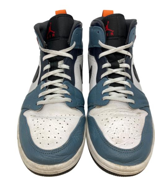 NIKE（ナイキ）NIKE (ナイキ) FACETASM (ファセッタズム) AIR JORDAN 1 MID SE FEARLESS APLA ホワイト×ブルー サイズ:27の古着・服飾アイテム