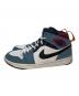 NIKE (ナイキ) FACETASM (ファセッタズム) AIR JORDAN 1 MID SE FEARLESS APLA ホワイト×ブルー サイズ:27：7000円
