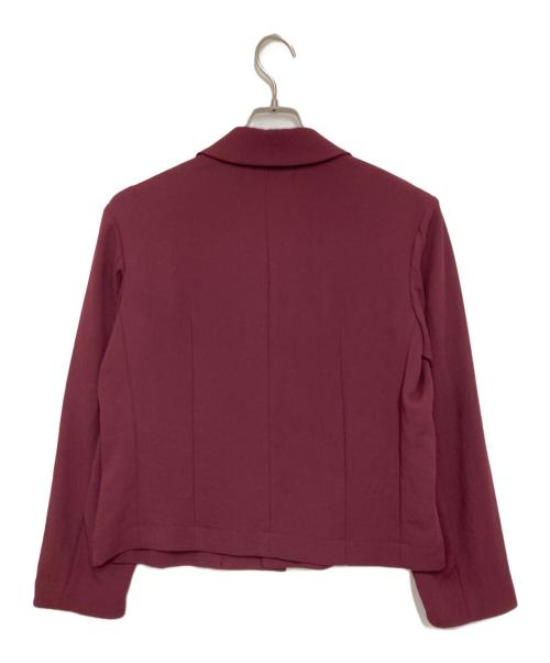 tricot COMME des GARCONS（トリココムデギャルソン）tricot COMME des GARCONS (トリココムデギャルソン) 丸襟4Bジャケット レッド サイズ:freeの古着・服飾アイテム