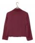 tricot COMME des GARCONS (トリココムデギャルソン) 丸襟4Bジャケット レッド サイズ:free：10000円