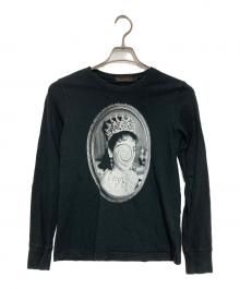 UNDERCOVER（アンダーカバー）の古着「グルグルフォト プリントカットソー」｜ブラック